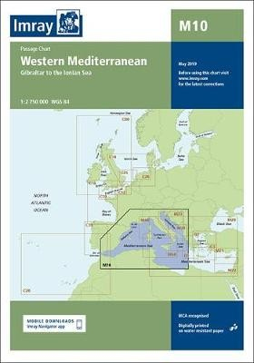Imray Chart M10, Western Mediterranean