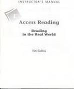 ACCESS READING LEVEL 1 INSTRUCTOR´S MANUAL