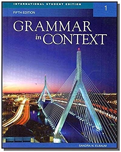 GRAMMAR IN CONTEXT 1 5E STUDENT´S BOOK International Student Edition National Geographic learning