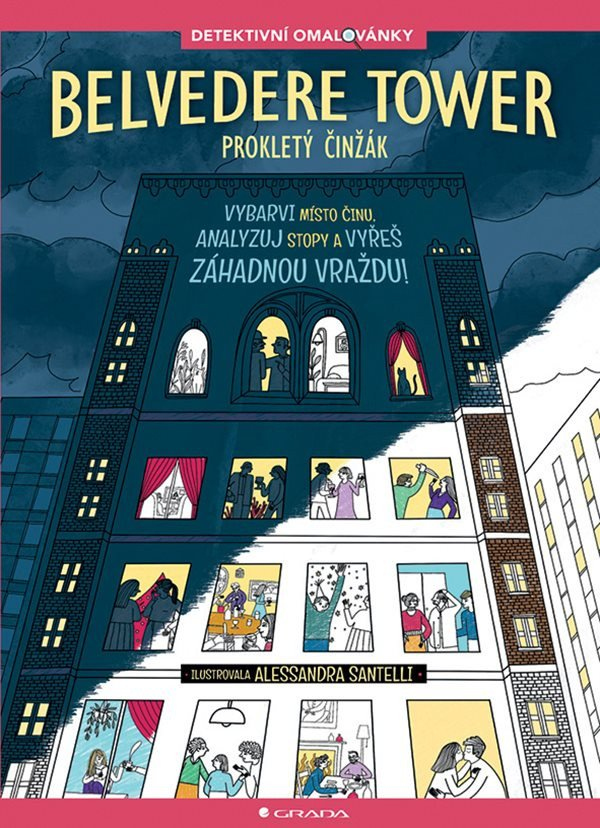 Detektivní omalovánky - Prokletý věžák Belvedere Tower