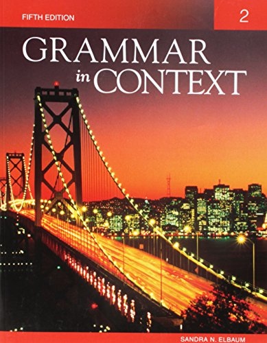 GRAMMAR IN CONTEXT 2 5E STUDENT´S BOOK National Geographic learning