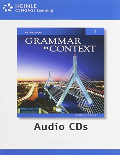 GRAMMAR IN CONTEXT 1 5E AUDIO CD National Geographic learning