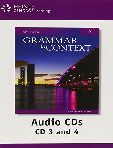 GRAMMAR IN CONTEXT 3 5E AUDIO CD National Geographic learning