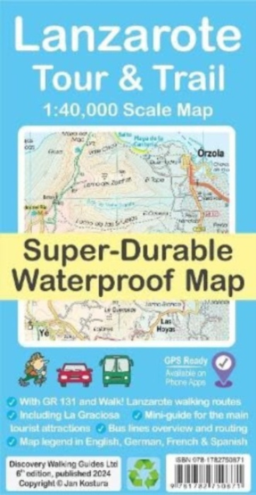 Lanzarote Tour a Trail Map