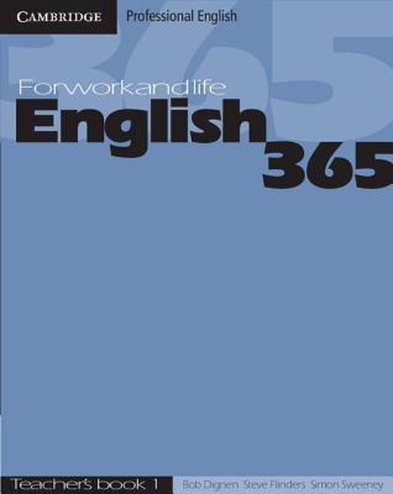 English 365 1 Teacher´s Book Cambridge University Press