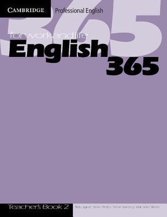 English 365 2 Teacher´s Book Cambridge University Press