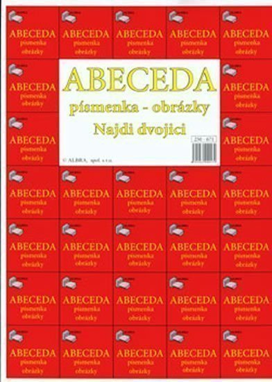 Abeceda písmenka-obrázky - Najdi dvojici (výuková brožura obrazová)