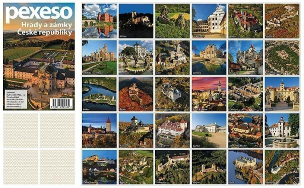 Hrady a zámky ČR II. - pexeso