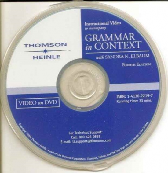 GRAMMAR IN CONTEXT 1/2/3 4E INSTRUCTIONAL DVD