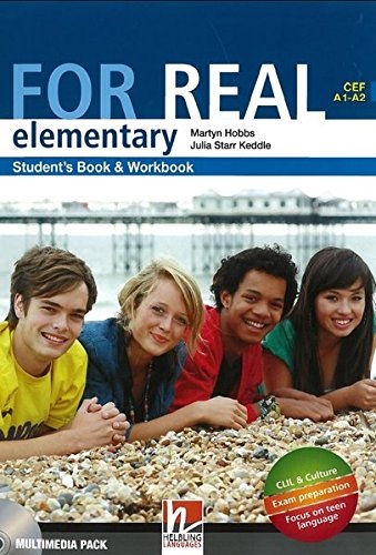 FOR REAL Elementary Level Student´s Pack (Starter + Student´s Book / Workbook + Links + CD-ROM + Links CD) Helbling Languages