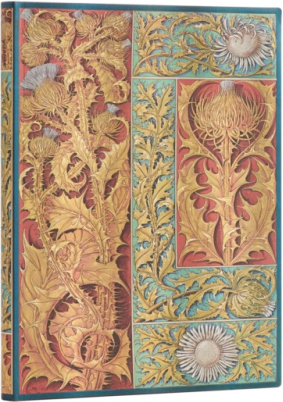Wild Thistle (Vox Botanica) Midi Unlined Softcover Flexi Journal