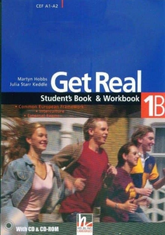 GET REAL COMBO 1B STUDENT´S BOOK PACK (Student´s Book a Workbook Multipack B + Audio CD + CD-ROM) Helbling Languages