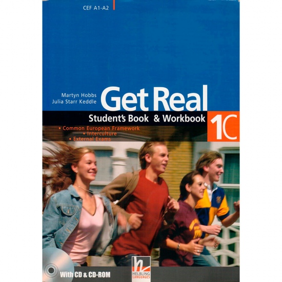 GET REAL COMBO 1C STUDENT´S BOOK PACK (Student´s Book a Workbook Multipack C + Audio CD + CD-ROM) Helbling Languages
