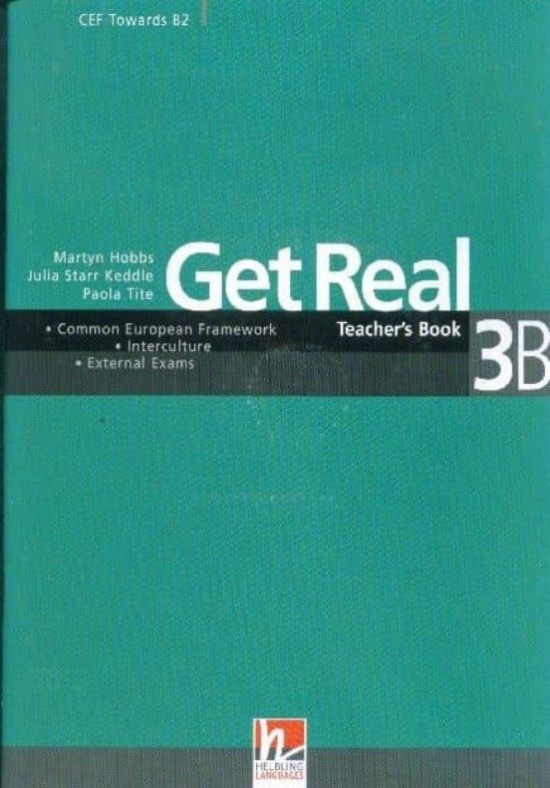 GET REAL COMBO 3B Teacher´s Book B + Audio CD Helbling Languages