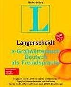 Langenscheidt Grosswörterbuch DaF CD-ROM Langenscheidt