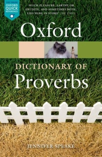 OXFORD DICTIONARY OF PROVERBS Oxford University Press