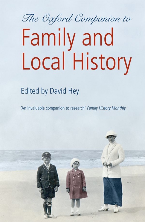 THE OXFORD COMPANION TO FAMILY AND LOCAL HISTORY 2nd Edition Oxford University Press