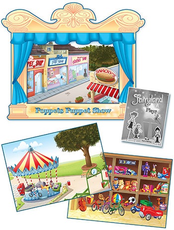 Fairyland 3 - Poppet Puppet Show A Pack (Theatre, Back Drops a Plays) Express Publishing