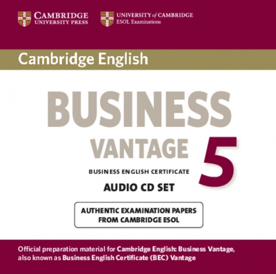 Cambridge BEC 5 Vantage Audio CD Cambridge University Press