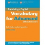 Cambridge Vocabulary for Advanced Book without answers