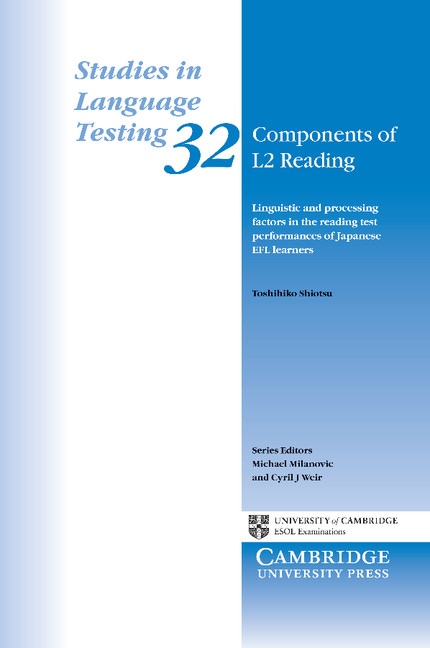 Components of L2 Reading Cambridge University Press