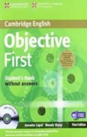 Objective First 3rd edition For Schools Pack (Student´s Book and Practice Test Booklet without answers with Audio CD)