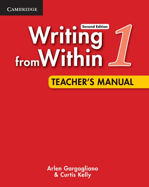 Writing from Within Level 1 Teacher´s Manual Cambridge University Press