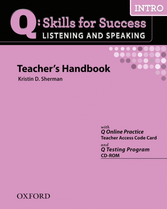 Q: Skills for Success Listening & Speaking Intro Teacher´s Book