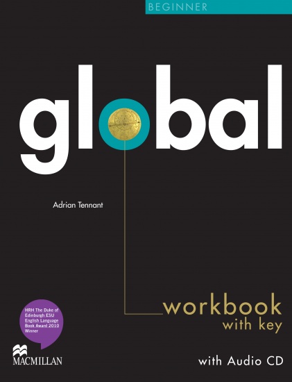 Global Beginner Workbook with key + CD Macmillan