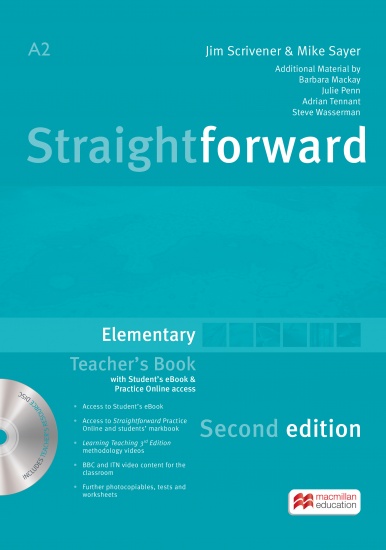 Straightforward 2nd Edition Elementary Teacher´s Book + eBook Pack Macmillan