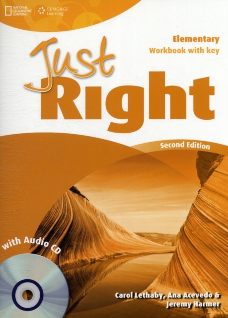 Just Right (2nd Edition) Elementary Workbook with Key a Audio CD National Geographic learning