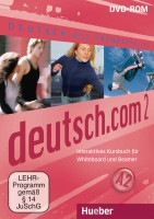 deutsch.com 2 Interaktives Kursbuch für Whiteboard und Beamer – DVD-ROM Hueber Verlag