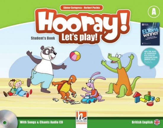 HOORAY, LET´S PLAY! A STUDENT´S BOOK WITH SONGS a CHANTS AUDIO CD Helbling Languages