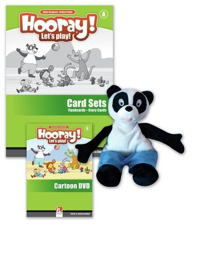 HOORAY, LET´S PLAY! A VISUAL PACK (Story Cards, Flashcards, Cartoon DVD, Handpuppet) Helbling Languages