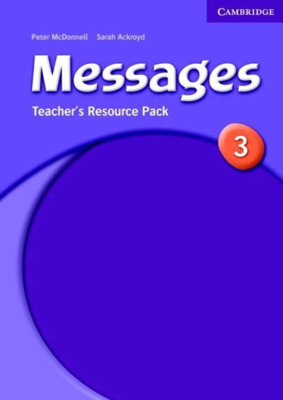 Messages 3 Teacher´s Resource Pack Cambridge University Press