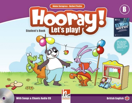 HOORAY, LET´S PLAY! B STUDENT´S BOOK WITH SONGS a CHANTS AUDIO CD Helbling Languages