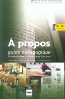 A PROPOS B1-B2 PROFESSEUR Presses Universitaires de Grenoble (PUG)