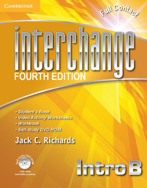 Interchange 4th Edition Intro Full Contact B with Self-study DVD-ROM