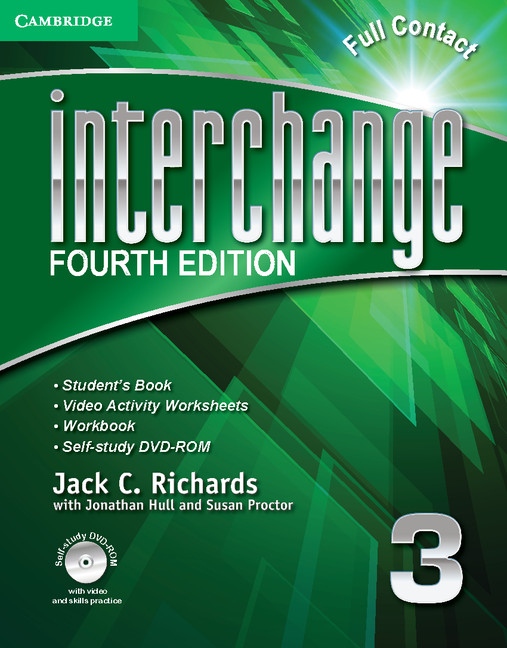 Interchange 4th Edition Level 3 Full Contact with Self-study DVD-ROM