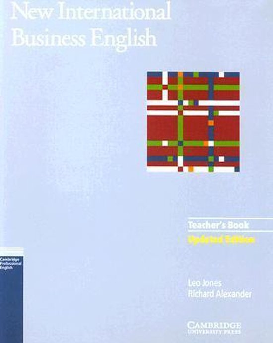 New International Business English Updated Edition Teachers Book Cambridge University Press