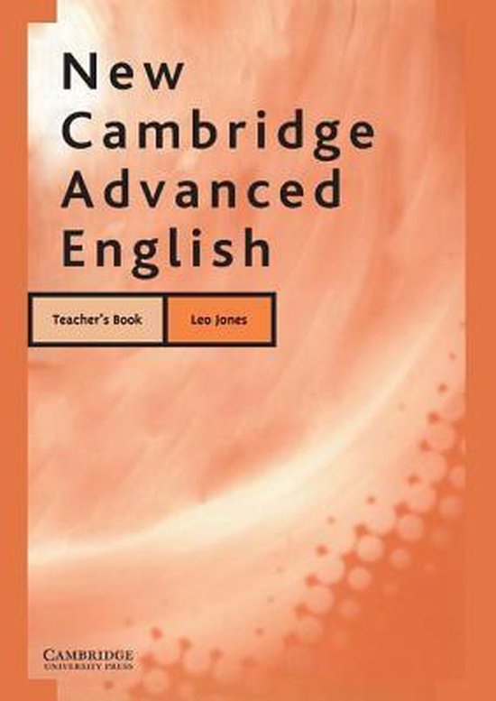 New Cambridge Advanced English Teacher´s book Cambridge University Press