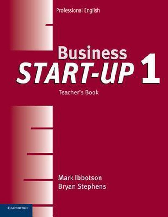 Business Start-Up 1 Teacher´s Book Cambridge University Press