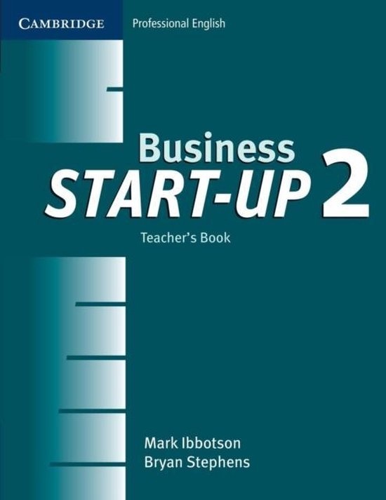 Business Start-up 2 Teacher´s Book Cambridge University Press