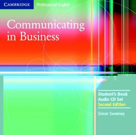 Communicating in Business 2nd Edition Audio CD Set Cambridge University Press