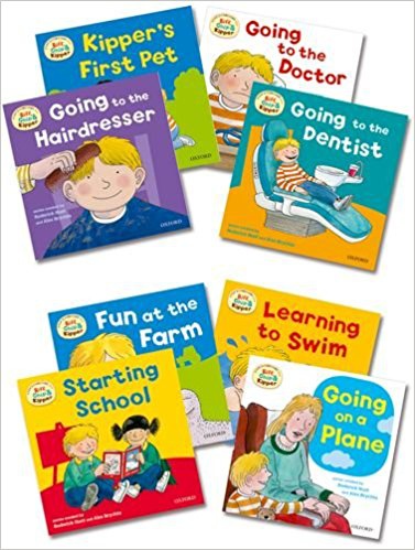 READ WITH BIFF, CHIP & KIPPER FIRST EXPERIENCES PACK OF 8 BOOKS (Oxford Reading Tree)