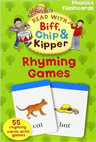 READ WITH BIFF, CHIP & KIPPER RHYMING GAMES PHONICS FLASHCARDS (Oxford Reading Tree)