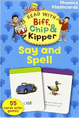 READ WITH BIFF, CHIP & KIPPER SAY & SPELL PHONICS FLASHCARDS (Oxford Reading Tree)