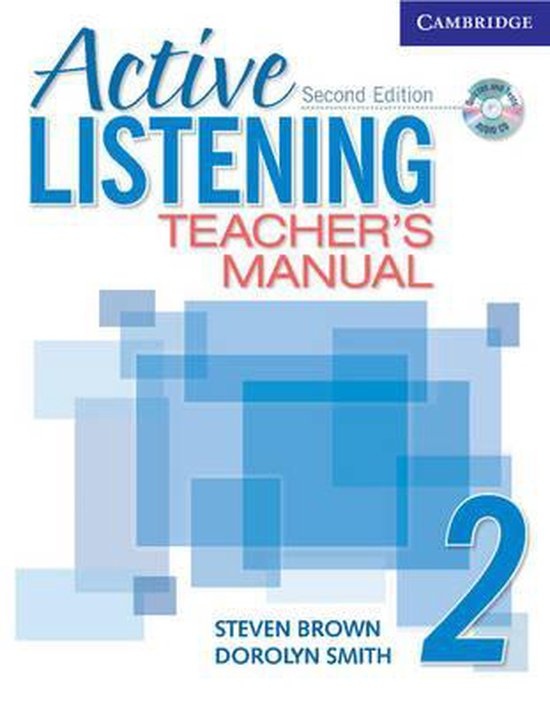 Active Listening Second Edition Level 2 Teacher´s Manual with Audio CD Cambridge University Press
