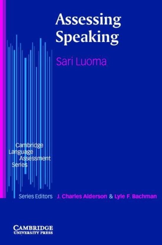Assessing Speaking PB Cambridge University Press