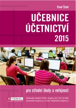 Učebnice Účetnictví 2015 - 3. díl